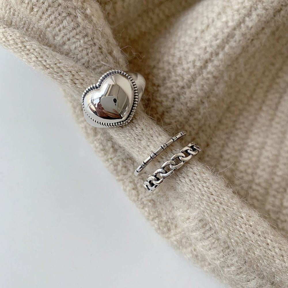 NEW 925 Sterling Silver Open Adjustable Ring - Picture 4 of 10